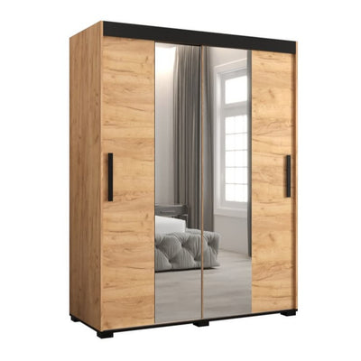 Bergamo T1 Sliding Door Wardrobe 150cm