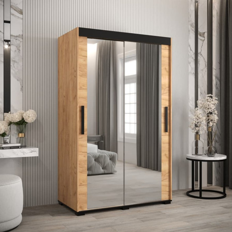 Bergamo T3 Sliding Door Wardrobe 120cm