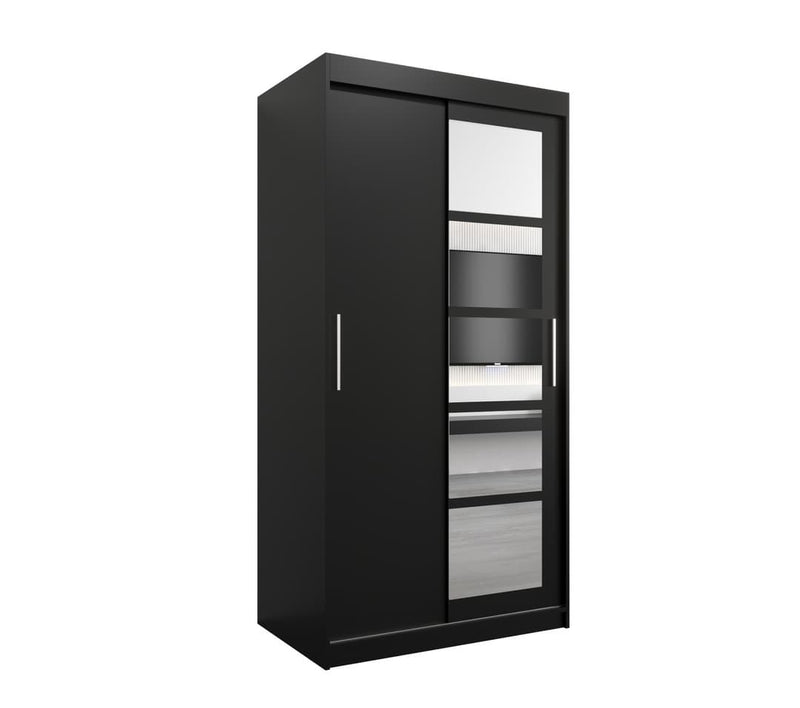 Roma I Sliding Door Wardrobe 100cm