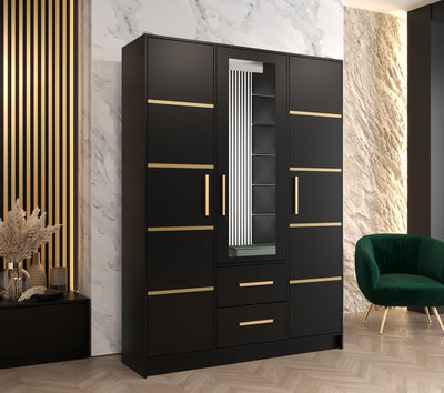 Berlin II Hinged Door Wardrobe 153cm