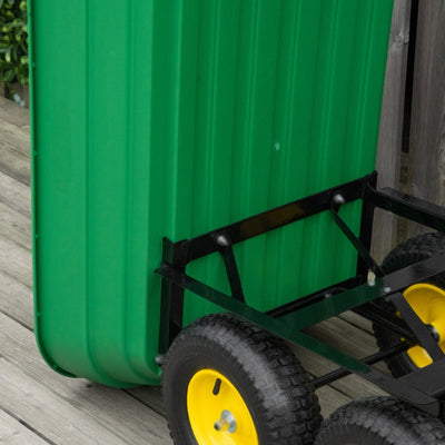 125 Litre Large Garden Cart , Green