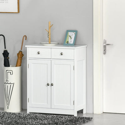 75x60cm Freestanding Bathroom Storage Cabinet Unit