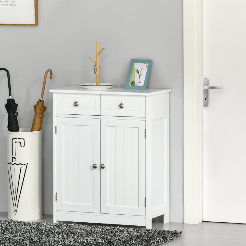 75x60cm Freestanding Bathroom Storage Cabinet Unit