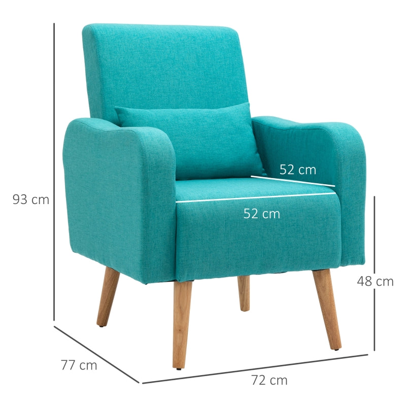 Accent Chair, Teal