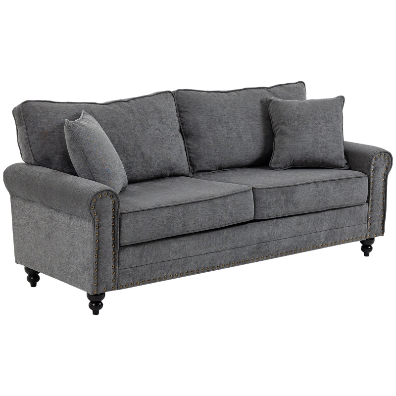 2 Seater Sofas For Living Room, Grey