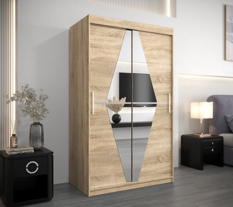 Boliwia Sliding Door Wardrobe 120cm