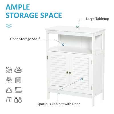 Bathroom Storage Unit Cabinet , White